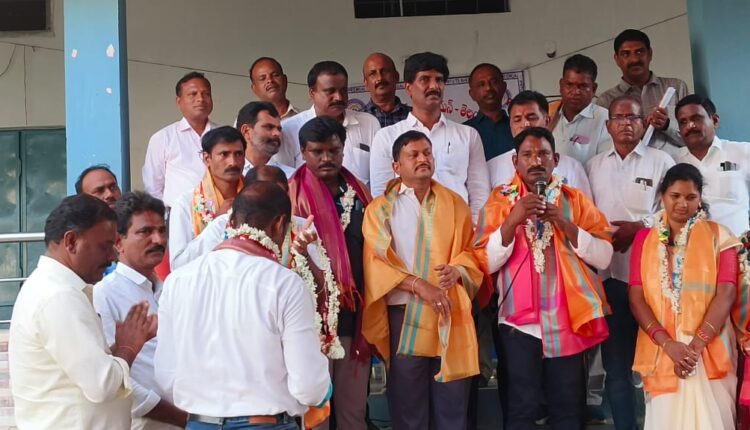 Edla Shekhar as PRTU Mandal President